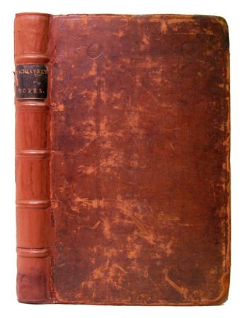 MACCHIAVELLI, NICCOLÒ. The Works.  1680